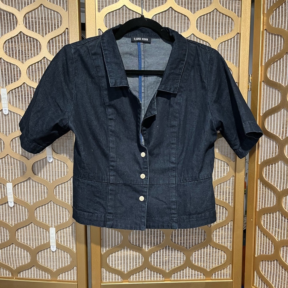 Ilana Kohn buttoned cropped top